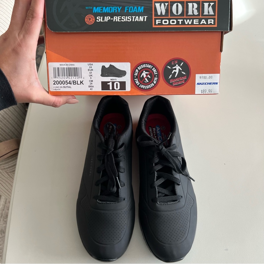 Skechers Work Slip Resistant (Men’s 10)